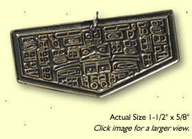 Sterling Silver Aztec-Mantaz Weight Loss Amulet