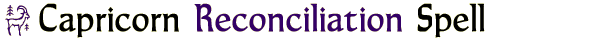 Capricorn Reconciliation Spell