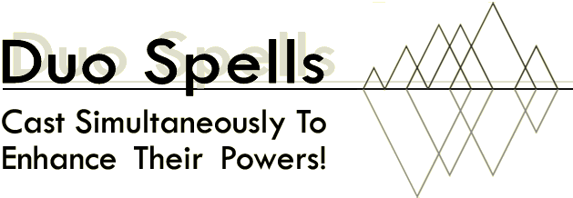 Duo Spells Logo - Duo Spells are cast simultaneously to enhance their powers