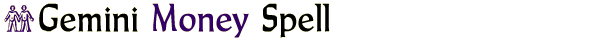 Gemini Money Spell