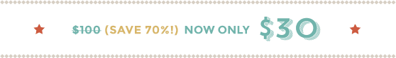 Save 70% Now only $30!