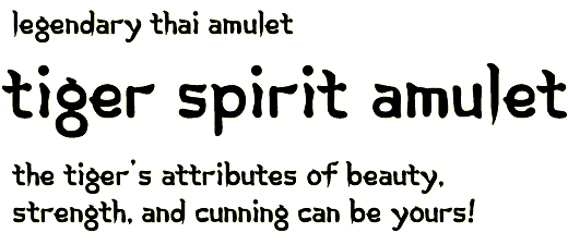 Tiger Spirit Amulet