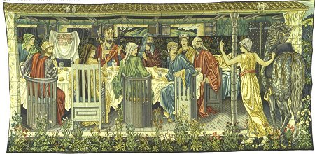 Medieval Arthurian Tapestry The Round Table