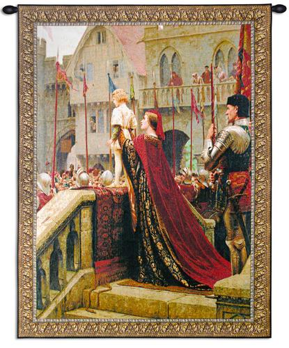 A Little Prince Tapestry Wall Hanging - from a painting of Leighton, 41in x 53in