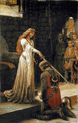 Accolade by Leighton - One Of Our Medieval Tapestry  Wall Hangings