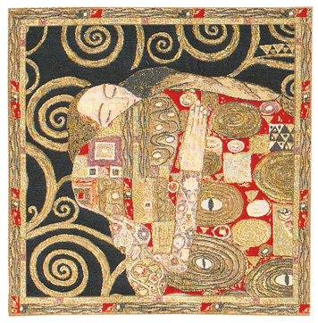 Klimt Accomplishment Cushion Cover, 18in x 18in Klimt Accomplishment Cushion Cover, 18in x 18in