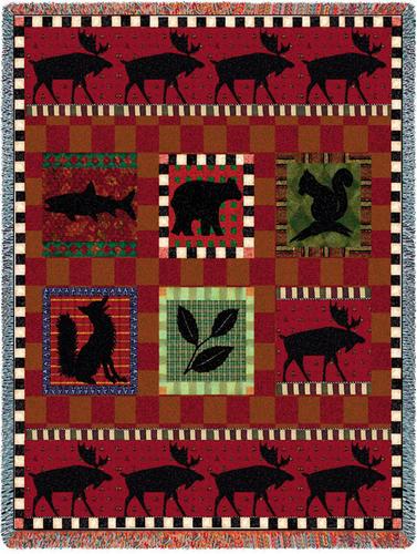 Adirondack Lodge Tapestry Throw, 53in x 70in