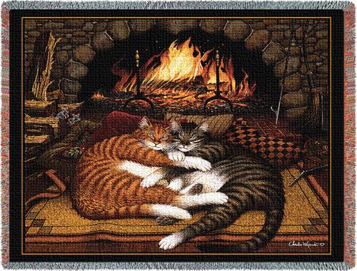 All Burned Out Tapestry Throw, 54in x 70in