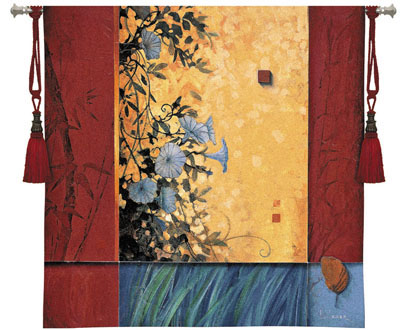 Artist'S Garden Contemporary Tapestry Fine Art Picture, 36in X 35in
