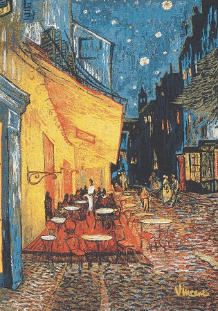 Van Gogh's Cafe Terrace at Night, 28in x 20in Van Gogh's Cafe Terrace at Night, 28in x 20in