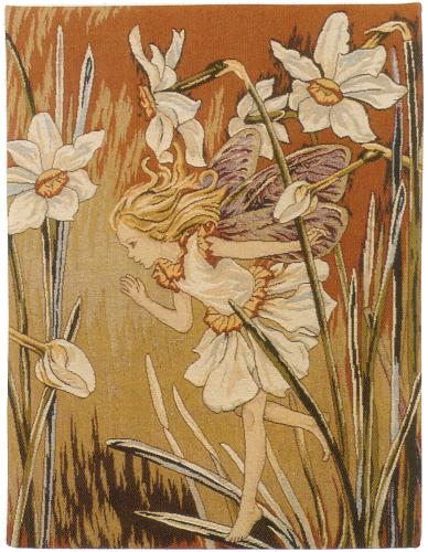 Romantic Tapestry The Narcissus Fairy By Cicely Mary Barker, 25in X 19in