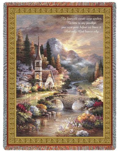 Early Service Tapestry Throw, 53in x 70in Early Service Tapestry Throw, 53in x 70in