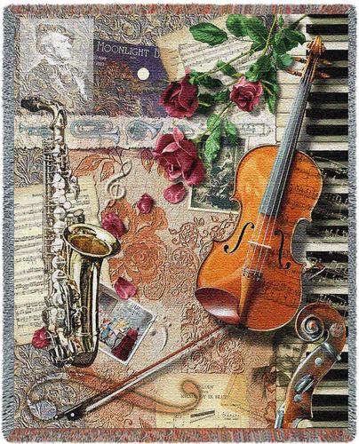 Ensemble Tapestry Throw, 54in x 70in