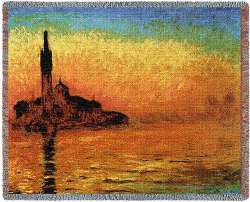 Evening in Venice Tapestry Throw, 53in x 70in