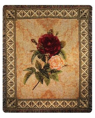 Festival of Flowers Tapesty Throw, 50in x 60in