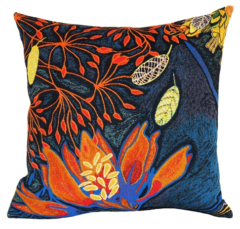 Foret Tapestry Cushion Cover - European Home Decor Collection, 18in x 18in cushion cover