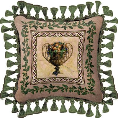 Frutti d'Estate Modern Tapestry Cushion - Fruit Stillife, 27in x 27in