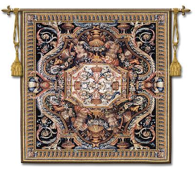 Galerie du Bord de L'Eau Ornamental Wall Tapestry, 59in x 53in