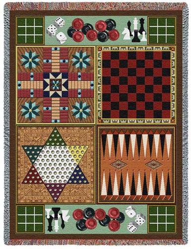 Game Boards Tapestry Throw, 53in x 70in