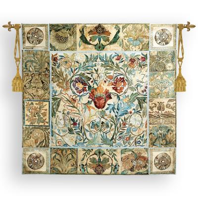 Garden Celebrations Tapestry Wall Hanging - Botanical Picture, 52in x 51in