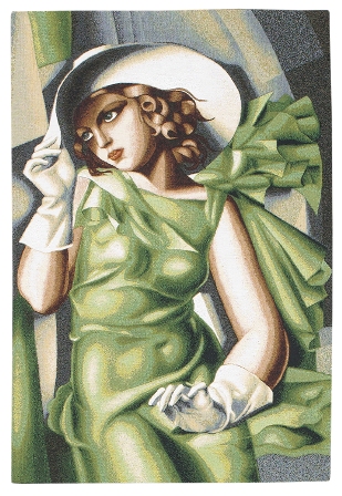 Girl In The Green Dress, 39in x 26in