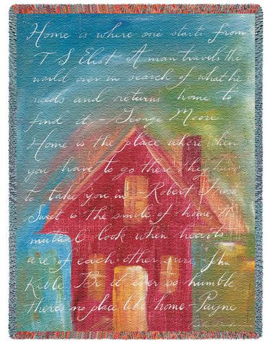 Home Tapestry Throw, 53in x 70in