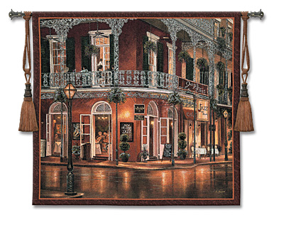 Jazz Du Jour Tapestry Wall Hanging, 53in X 53in