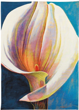 Just The Way You Are Contemporary Floral Tapestry - from the art work of Simon Bull, 51in x 37in