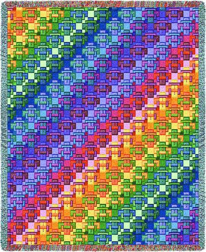 Kaleidiscope Tapestry Throw, 53in x 70in