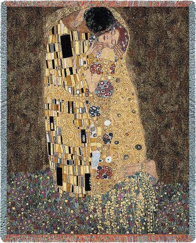 Kiss (The) Tapestry Throw, 54in x 70in Kiss (The) Tapestry Throw, 54in x 70in