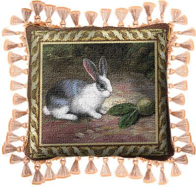 Lapin Classic Tapestry Cushion - Animal Picture, 17in x 17in
