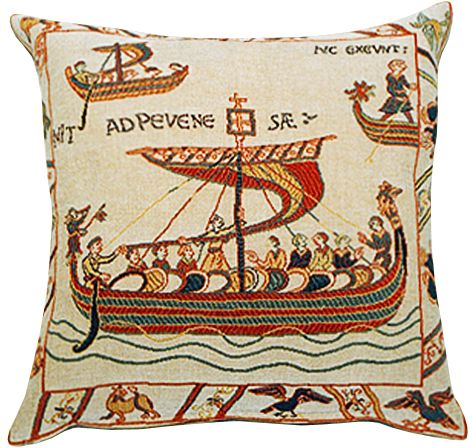 Les Normands Tapestry Cushion Cover - European Home Decor Collection, 18in x 18in cushion cover Les Normands Tapestry Cushion Cover - European Home Decor Collection, 18in x 18in cushion cover