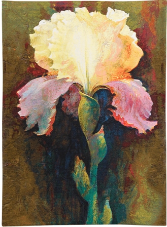 Lydia Contemporary Floral Tapestry - from the art work of Simon Bull, 51in x 37in