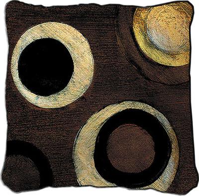 Manhattan Cocktail Contemporary Tapestry Cushion - Wine Collage, 17in x 17in