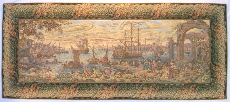 Marina Tapestry Wall Hanging - European Home Decor Collection, 29in x 65in