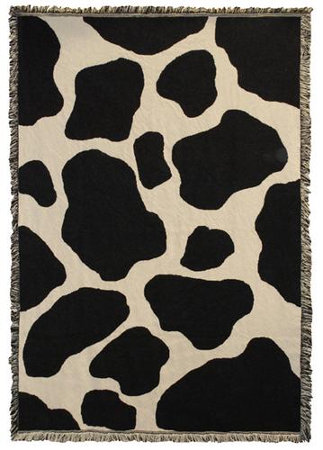 Moo Tapestry Throw, 48in x 69in Moo Tapestry Throw, 48in x 69in