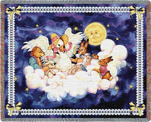 Mother Goose Tapestry Throw, 54in x 50in