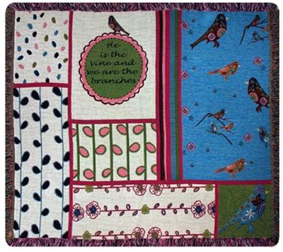 Multiple Blessings Tapesty Throw, 60in x 50in Multiple Blessings Tapesty Throw, 60in x 50in