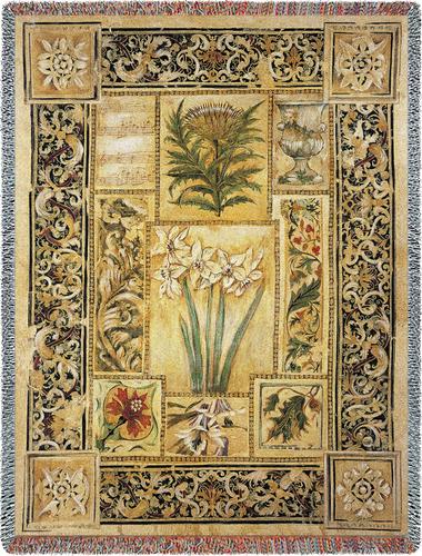 Music in the Garden Tapestry Throw, 54in x 70in Music in the Garden Tapestry Throw, 54in x 70in