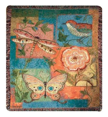 Nature Brights Tapesty Throw, 50in x 60in