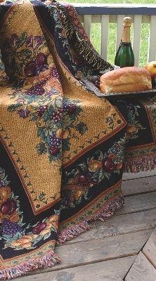 Old World Italy Tapesty Throw, 51in x 68in