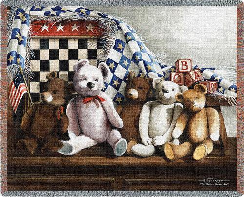 One Nation Under God Tapestry Throw, 70in x 54in