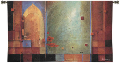 Passage to India Modern Tapestry Fine Art Picture, 53in x 32in