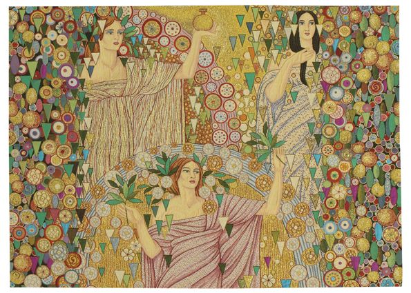 Primavera Tapestry Wall Hanging - European Home Decor Collection, 37in x 52in Primavera Tapestry Wall Hanging - European Home Decor Collection, 37in x 52in