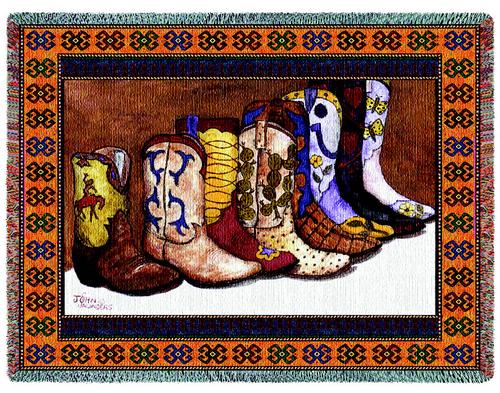 Showing Off Tapestry Throw, 53in x 70in Showing Off Tapestry Throw, 53in x 70in