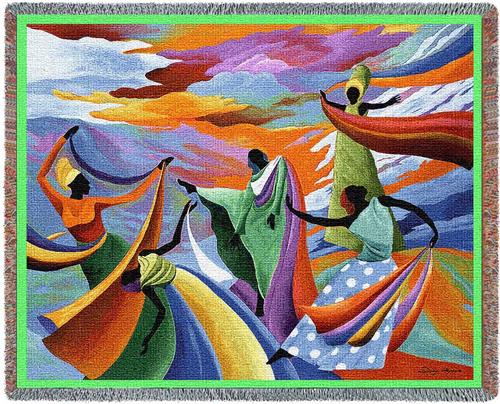 Skydancer Tapestry Throw, 70in x 54in Skydancer Tapestry Throw, 70in x 54in