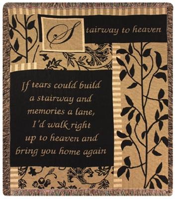 Stairway to Heaven Tapesty Throw, 50in x 60in