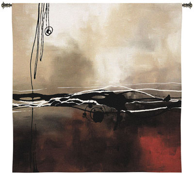 Symphony in Red & Khaki I, 35in x 35in