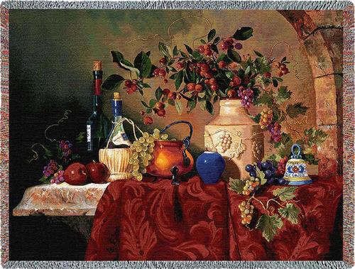 Tavola DeCapris Tapestry Throw, 70in x 54in Tavola DeCapris Tapestry Throw, 70in x 54in