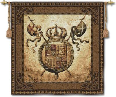 Terra Nova II Ornamental Wall Tapestry, 44in x 44in
